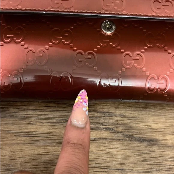 GUCCI Guccissima Interlocking G Lovely Heart Long Wallet 251861 - Picture 8 of 9